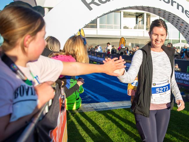 Alice McDevitt in the 2.7km City to Casino on Sunday 18th May 2025. Picture: Linda Higginson