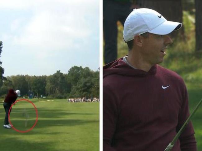 McIlroy breaks club mid-swing!