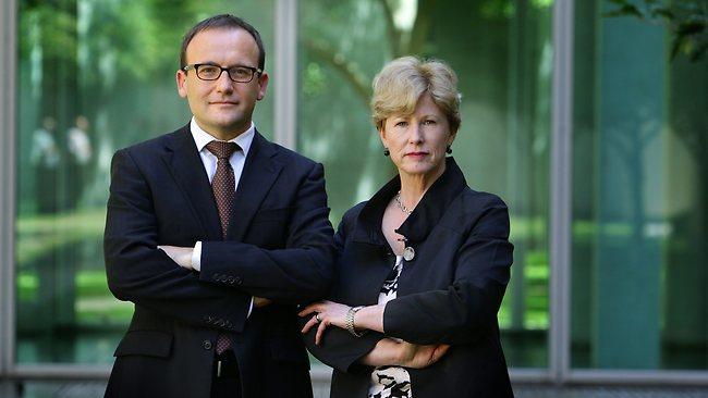 Adam Bandt and Christine Milne