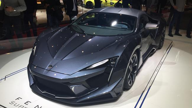 The Fenyr Supersport at the 2018 Geneva motor show. Pic: Supplied.