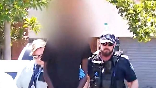 One of the boys charged over the incident. Picture: 9 News