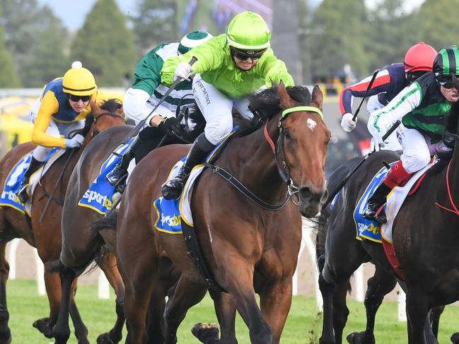 Berkeley Square ridden by Jaylah Kennedy wins the Sportsbet Ballarat Cup at Sportsbet-Ballarat Racecourse on December 07, 2024 in Ballarat, Australia. (Photo by Brett Holburt/Racing Photos via Getty Images)