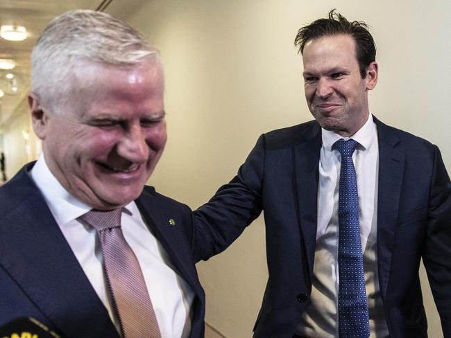 Mr Canavan resigned from the frontbench to support Mr Joyce’s leadership tilt. Picture: Gary Ramage