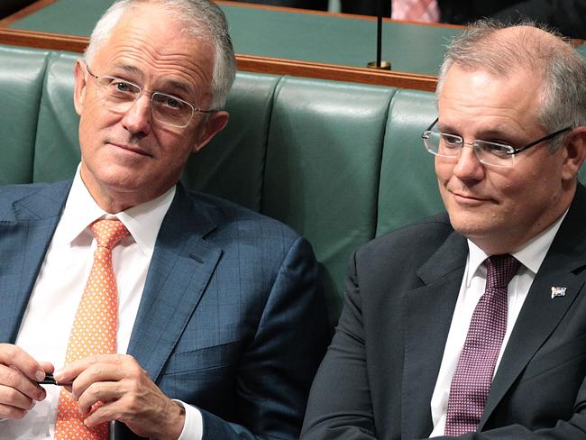 PM Malcolm Turnbull and Treasurer Scott Morrison have been selling their Budget to voters this week. Picture: Getty Images