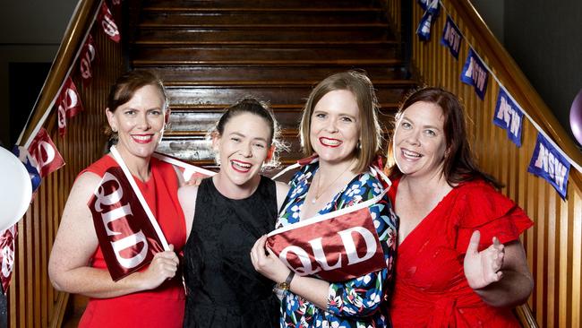State of Origin: The Musical! Premiere, Princess Theatre Woolloongabba. Annie, Monica, Lucy and Rita Connolly. 30.11.2019 - Picture: Renae Droop/RDW Photography