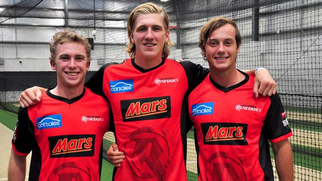 Mackenzie Harvey, Will Sutherland and Zak Evans have joined the Melbourne Renegades.