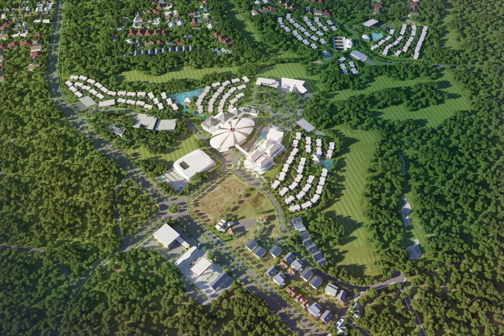 Shots of the Dusit Thani Brookwater Golf and Spa Resort that will be built overlooking Brookwater Golf Course. Photo: Contributed. Picture: Contributed