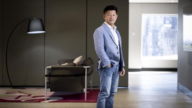 Iress CEO of trading and market data Jason Hoang’s attitude to life has been moulded by childhood struggles. Picture: Arsineh Houspian