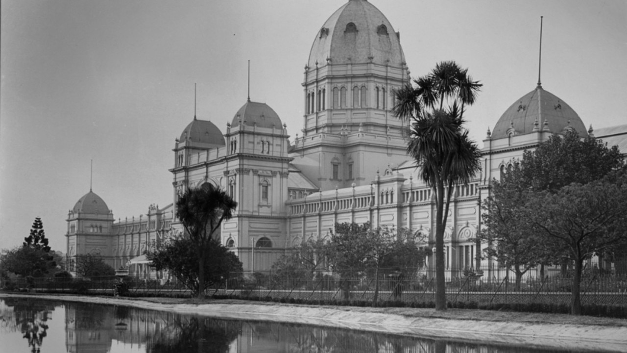 The Royal Exhibition Building, Joseph Reed’s most well-known design. Picture: State Library of Victoria