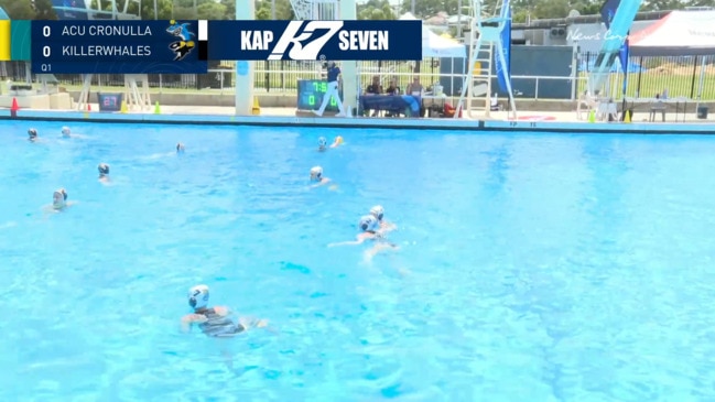 Replay: Australian Water Polo League: KAP 7 Cup - UNSW Wests Killerwhales v ACU Cronulla Sharks (Women)