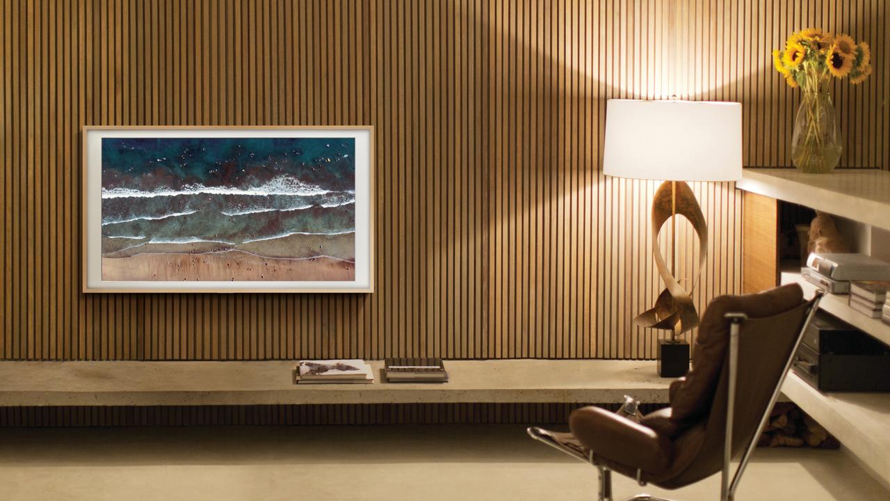 Samsung’s The Frame lifestyle television. It looks like art when not in use.