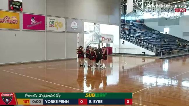 REPLAY: SA Country Netball Championships - Yorke Peninsula vs Eastern Eyre (U13's Div2A) - Court 2