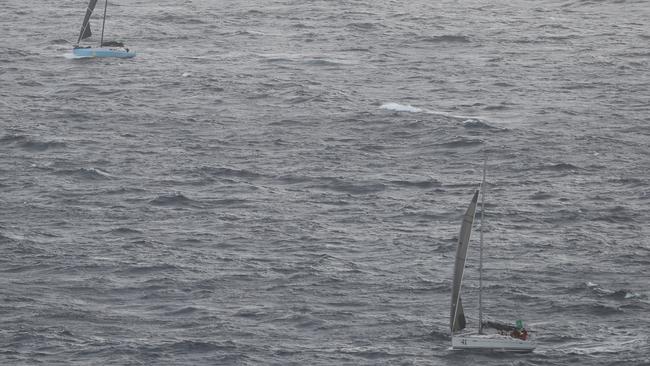 Boats limping home in the Sydney to Hobart. Pic: John Grainger