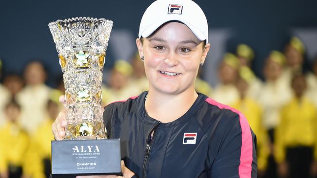 Ash Barty scores her first WTA Tour title with win in Kuala Lumpur Open ...