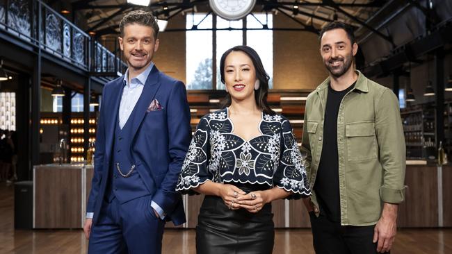 MasterChef Australia judges Jock Zonfrillo, Melissa Leong and Andy Allen.