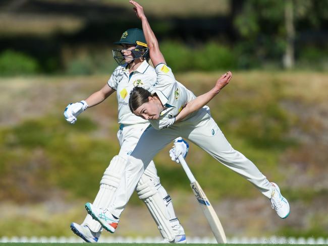 Vlaeminck is now far more comfortable in her bowling action and is hoping it will improve her longevity. Picture: Mark Brake/Getty Images for Cricket Australia