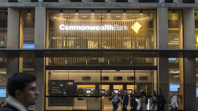 CBA branch in Sydney. Picture: Brent Lewin