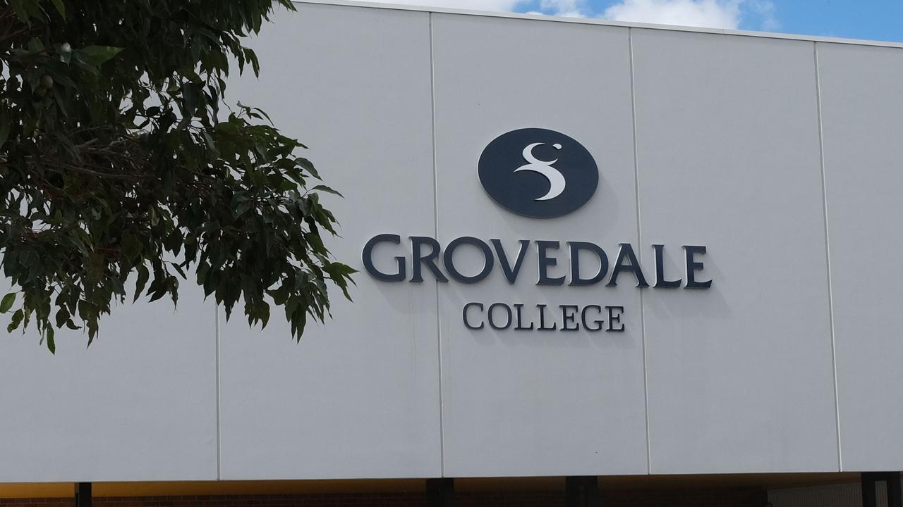 A woman has been arrested for allegedly making hoax calls to Grovedale College. Picture: Mark Wilson