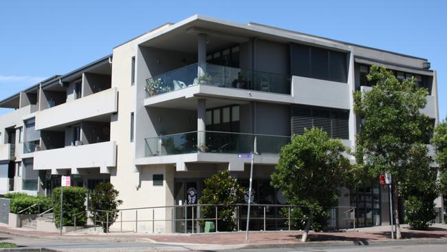 The complex in Sydney’s up-market Mona Vale where the family owns apartments.