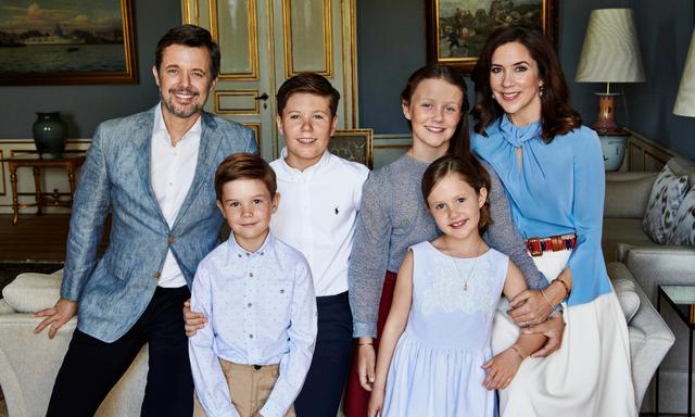 Mary, Prince Frederik: stunning family snap for his 50th birthday, photo -Kidspot