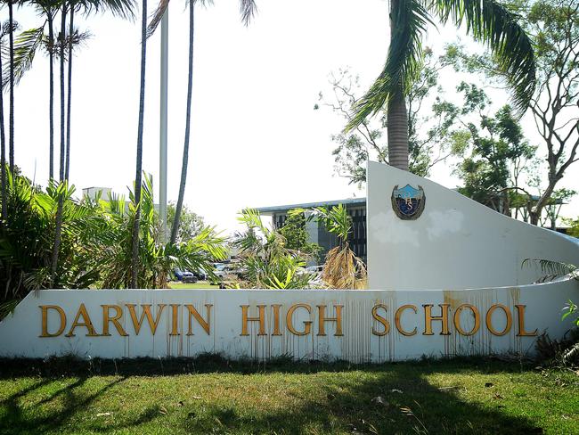 Darwin High School is one of the schools impacted by the strike. Picture: Justin Kennedy