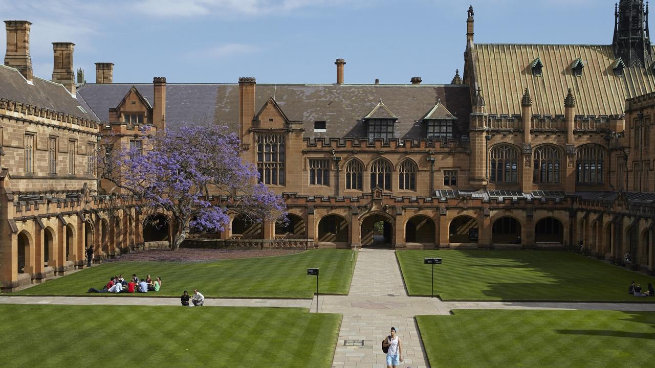 Australia’s top 10 universities are especially vulnerable to financial losses from the coronavirus. Picture: University of Sydney