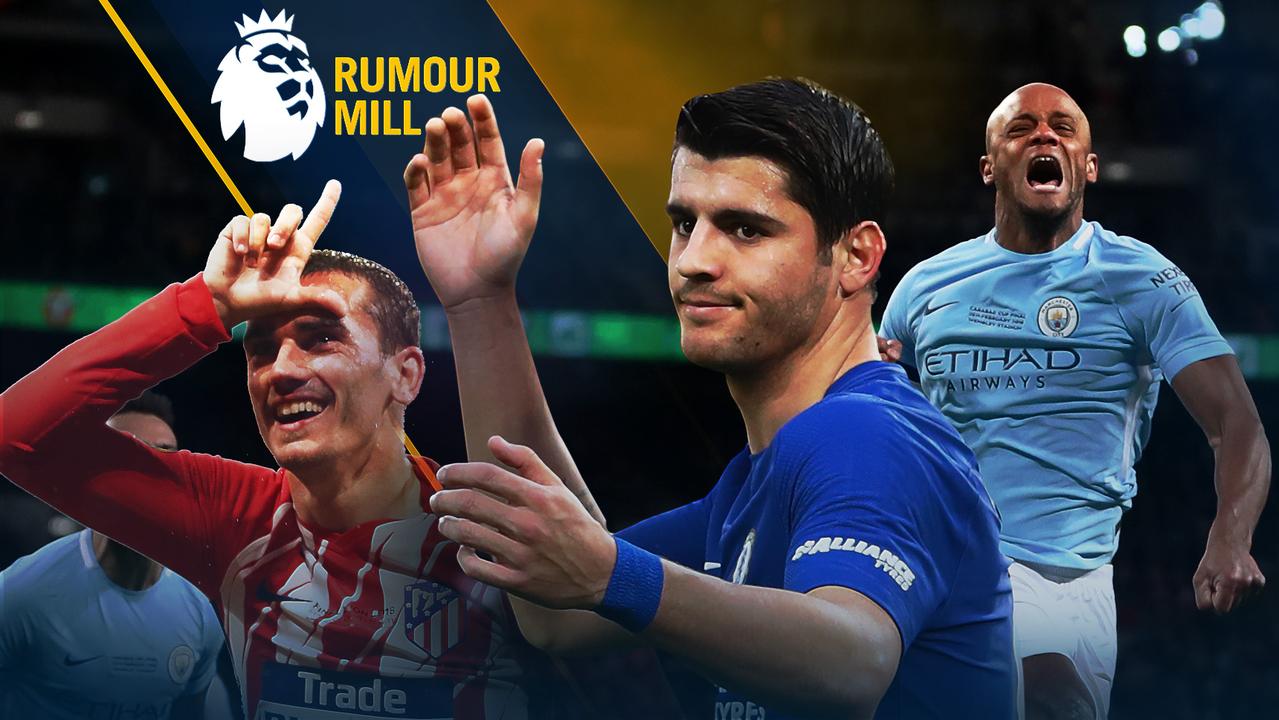 Rumour mill: Barcelona want Antoine Griezmann, Alvaro Morata and Vincent Kompany.