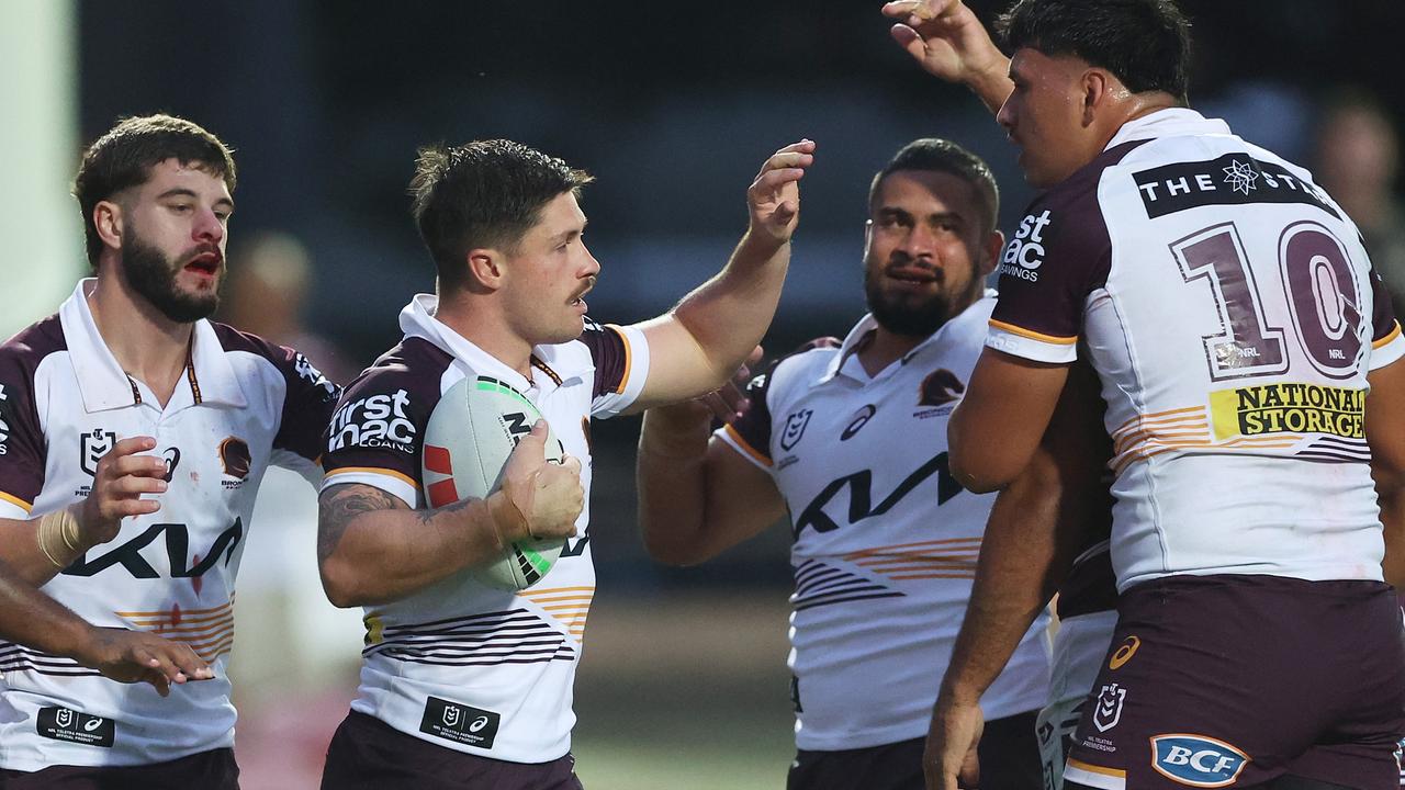 Brisbane cruised to victory over Manly. (Photo by Mark Metcalfe/Getty Images)
