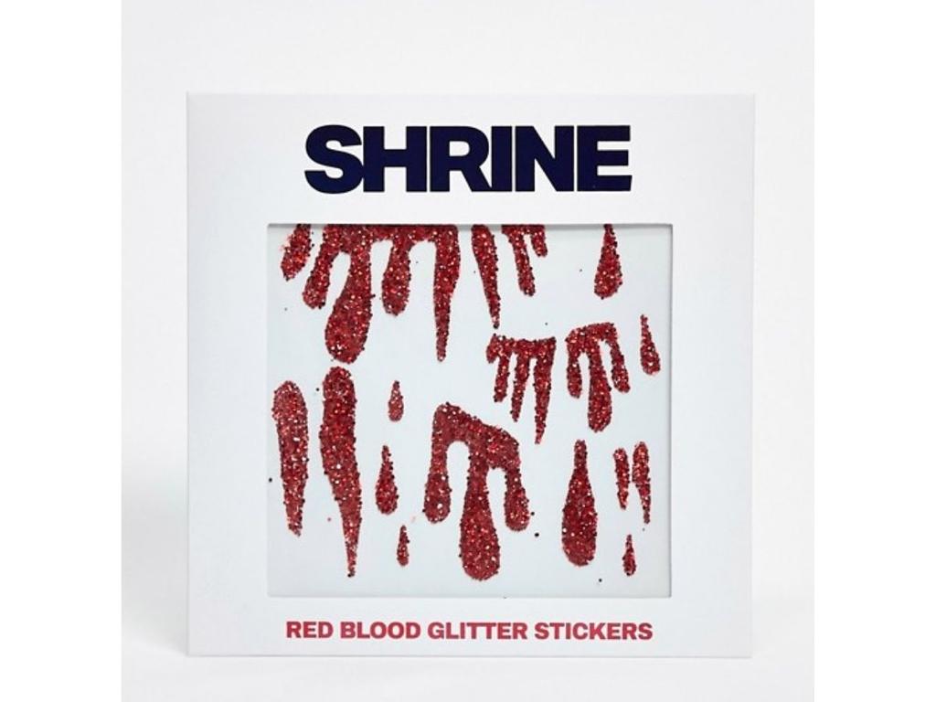 Shrine, Halloween Red Blood Glitter Tears Stickers.