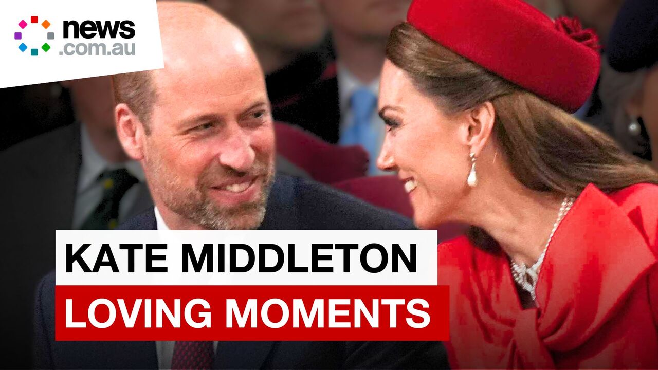 Kate and Will share romantic moments at Commonwealth Day service 