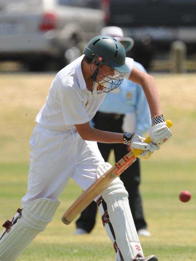 Jack Greenwood during one of his big innings.