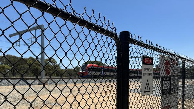 A person has been hit by a train at North Adelaide. Picture: Eva Blandis