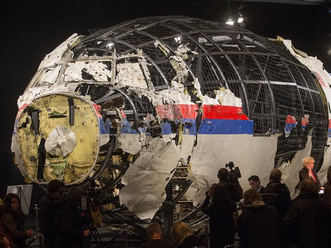 No chance ... the cockpit where most shrapnel hit and caused its detachment from the rest of the plane. Picture: Ella Pellegrini