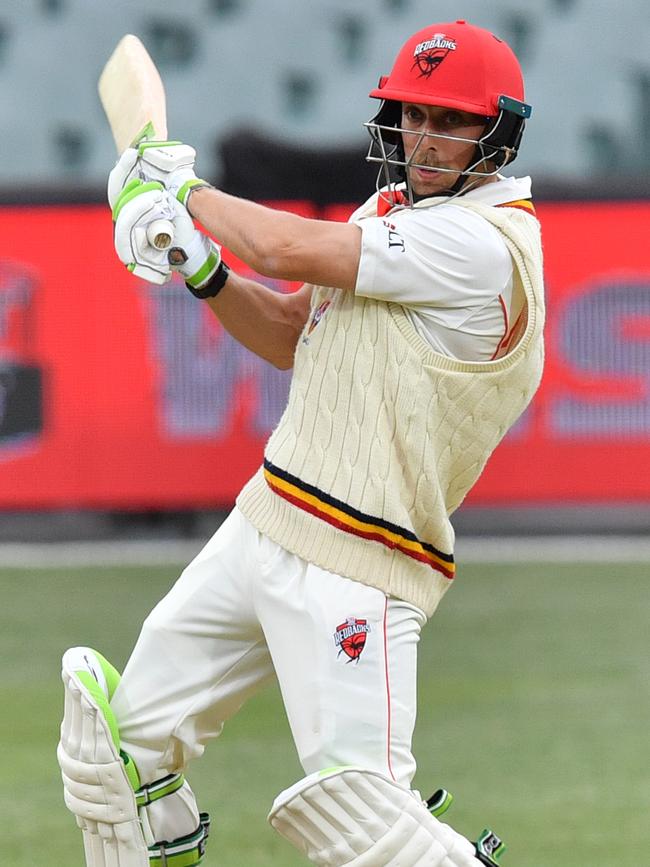 Jake Lehmann will replace Travis Head as Redbacks captain against Tasmania. Picture: AAP/David Mariuz)