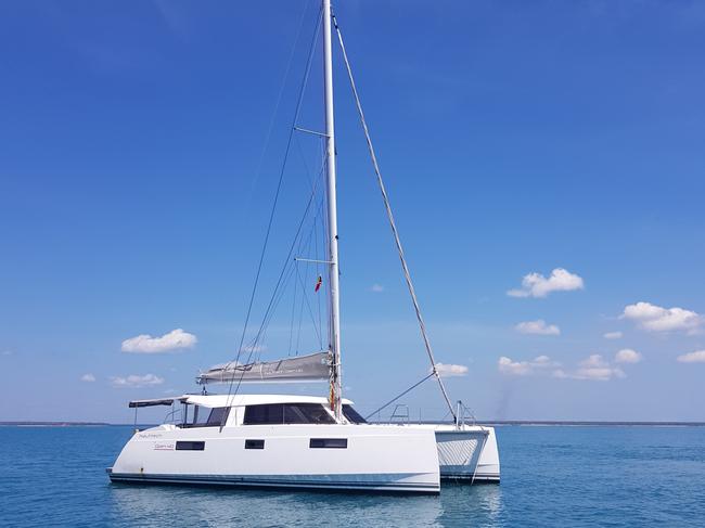 <s1>Alleged Thai fugitive Owen Van Duren has been charged with unlawful use of a luxury catamaran and possessing stolen property. </s1>Picture: Australian Federal Police