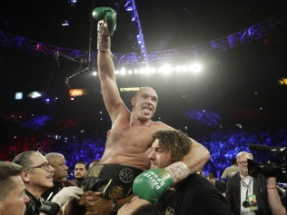 The Gypsy King reigns. (AP Photo/Isaac Brekken)