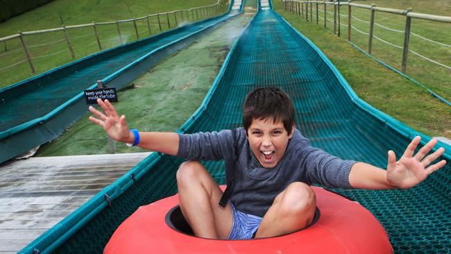 Chandler from Mt Eliza at the Enchanted Maze