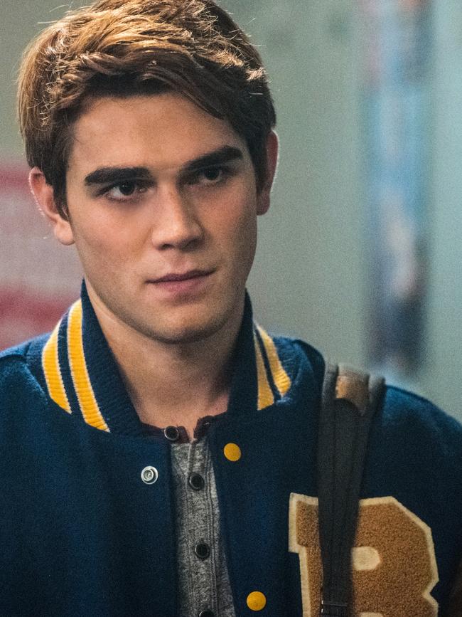 KJ Apa as Archie Andrews in Riverdale.  Picture:  Supplied