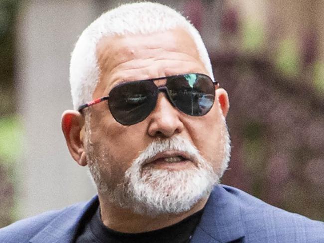 MELBOURNE, AUSTRALIA - NewsWire Photos March 24, 2022: Mick Gatto arrives at the Court of Appeal for hearing of in his defamation case with the ABC. Picture: NCA NewsWire / Aaron Francis