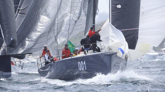 Ichi Ban at the start of the Sydney to Hobart.