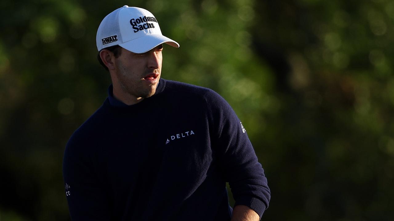 Patrick Cantlay came under fire for his slow pace during the final round of The Masters. (Photo by Patrick Smith/Getty Images)