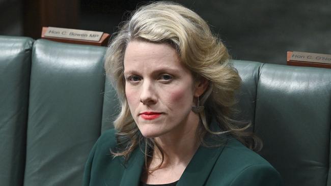 CANBERRA, AUSTRALIA, NewsWire Photos. DECEMBER 7, 2023: PMinister for Home Affairs, Clare O'Neil during Question Time at Parliament House in Canberra. Picture: NCA NewsWire / Martin Ollman