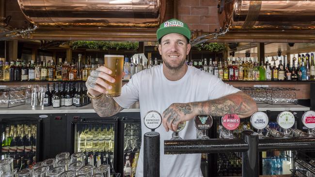 A hospitality company partly owned by former Collingwood football star Dane Swan has collapsed into liquidation. Picture: Jason Edwards