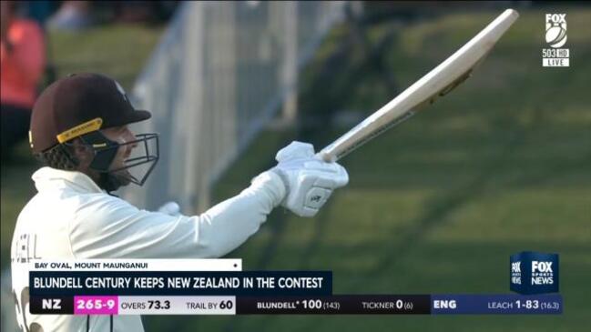 Blundell century keeps NZ alive