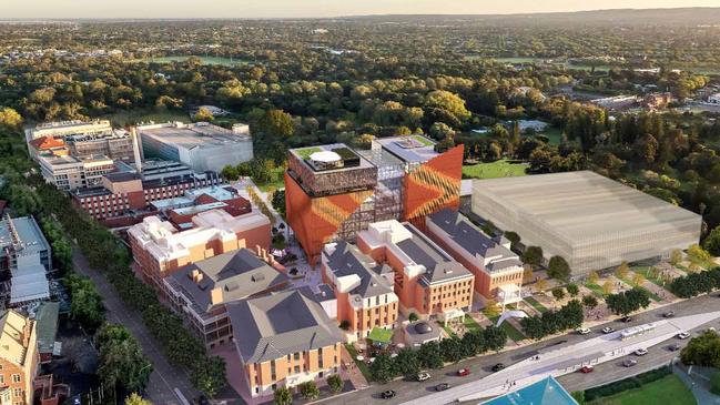 Lot 14, the former RAH site, will hold several projects including the Mission Control Centre of the Australian Space Agency and an Aboriginal art gallery.