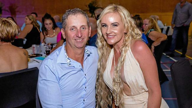 Peter and Karen Bazzan of Stirling Homes in happier times. Picture: LEEROY TODD