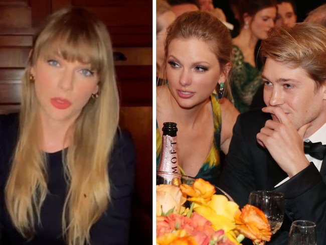 Taylor Swift deletes video of ex-boyfriend Joe Alwyn. Picture: Taylor Swift/Instagram