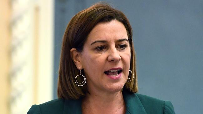 Opposition Leader Deb Frecklington will profit on Labor’s muddled approach to the Adani mine. Picture: AAP