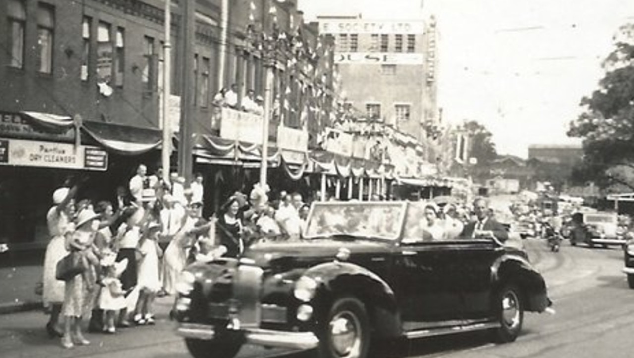 Photo of Queen Elizabeth II and the Duke of Edinburgh during their visit to Toowoomba. On the third of February 1954 the newly crowned Queen Elizabeth II. stepped ashore in Sydney becoming the first reigning monarch to visit Australia. Photo Contributed by Rosalie Thun