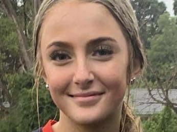 Esra Haynes, 13, who attended Lilydale High School, died on Saturday, April 8 after fighting for her life in hospital.Esra pictured in her Montrose football uniformPicture: Supplied